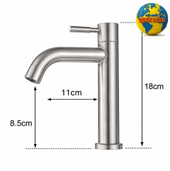 Vòi rửa mặt nước lạnh Inox 304 giá rẻ