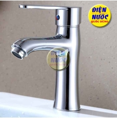 Vòi Lavabo Rửa Mặt Nước Nóng Lạnh Xi mạ