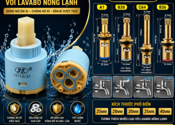 Lõi Vòi Lavabo, Ruột Vòi Lavabo Nóng Lạnh Chính Hãng Giá Tốt
