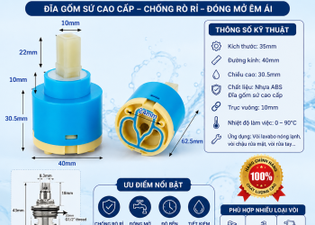 Óc Vòi Nước, Tim Vòi Nước, Lõi Van Lavabo Chính Hãng