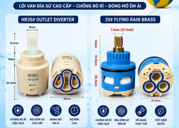 Cartridge Vòi Nước Ceramic Cartridge Lavabo Chính Hãng