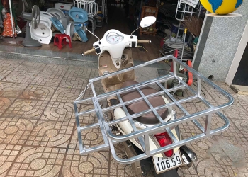 Baga Chở Hàng Xe Tay Ga NOZZA Có Khung Bao