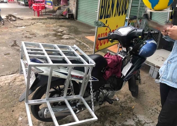 Kệ Chở Hàng Xe Máy Chuyên Dụng SUZUKI AXELO - Tải Trọng 150kg, Thép Mạ Kẽm