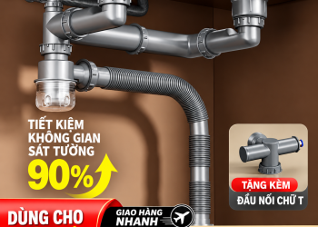 Phụ Kiện Thoát Nước Chậu Rửa, Bộ Xi Phông Chậu Rửa Bát