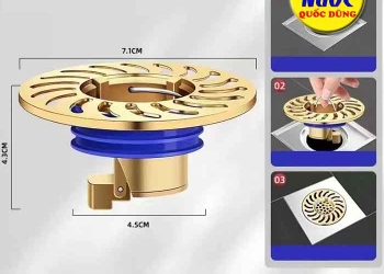 Nắp Thoát Nước Nhà Tắm Chống Hôi, Chống Côn Trùng – Giá Tốt Tại TP.HCM
