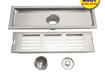 Phễu Thoát Sàn Chữ Nhật Inox – Giải Pháp Thoát Nước Thẩm Mỹ & Bền Bỉ