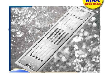 Phễu Thoát Sàn Dạng Dài Inox 304 – Sang Trọng, Hiện Đại Cho Nhà Tắm