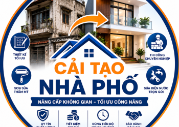 Cải Tạo Nhà Phố TPHCM Uy Tín, Đẹp Hiện Đại, Tiết Kiệm Chi Phí