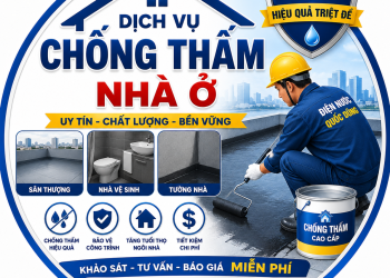Chống Thấm Nhà Ở TPHCM Uy Tín, Hiệu Quả, Bảo Hành Dài Hạn