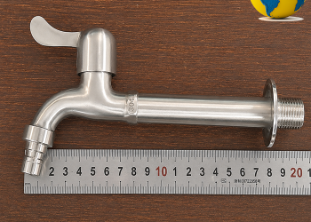 Vòi nước dài gắn tường Inox 304 loại tốt chính hãng, chống gỉ