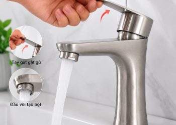 Giá Vòi Chậu Rửa Mặt Inox 304 Gật Gù Chính Hãng Giá Tốt