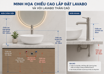 Giá Chậu Rửa Lavabo Và Vòi Nước Bồn Rửa Mặt Mới Nhất