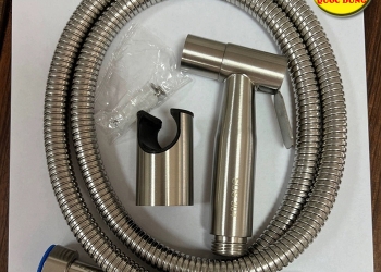 Vòi Xịt Nhà Tắm Tiện Lợi – Inox, Nhựa, Dây Lò Xo Chống Xoắn