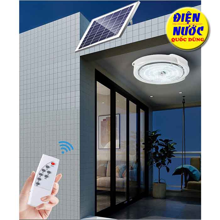 Bóng đèn năng lượng mặt trời trong nhà có điều khiển 50W