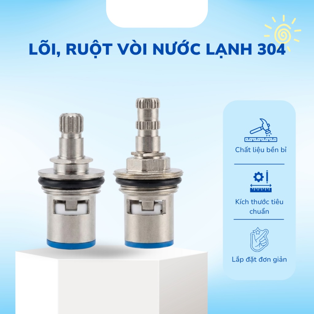 Ruột vòi nước inox 304 và các mẫu lõi vòi phổ biến