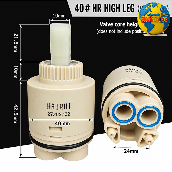 Lõi vòi nóng lạnh 40mm