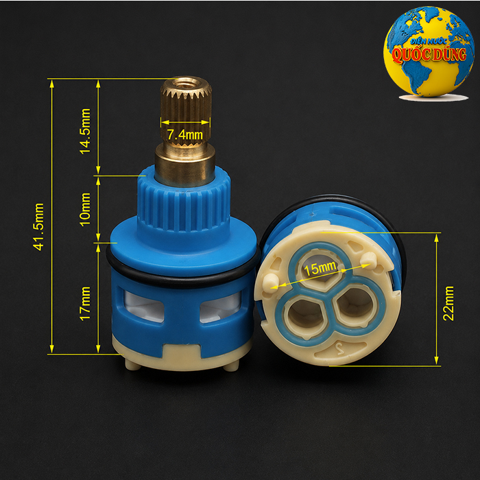Lõi vòi nóng lạnh 22mm