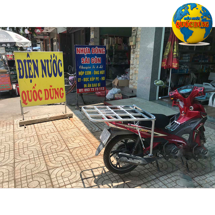 baga chở hàng SYM GALAXY cận cảnh