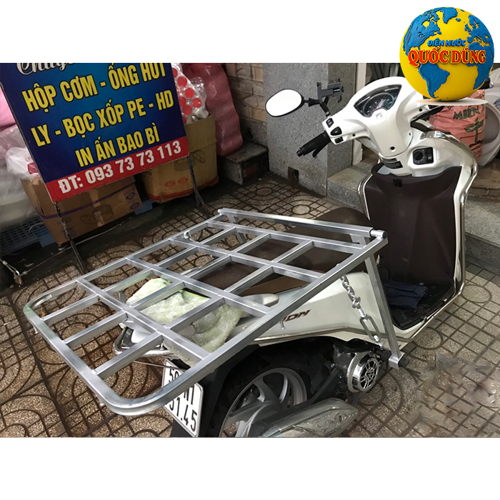 Baga Chở Hàng Xe Tay Ga HONDA VISION MÀU TRẮNG