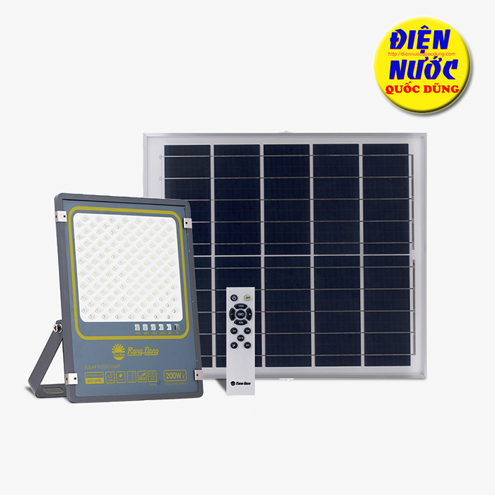 Đèn LED chiếu pha năng lượng mặt trời 200W Model: CP03.SL.RAD 200W.V2