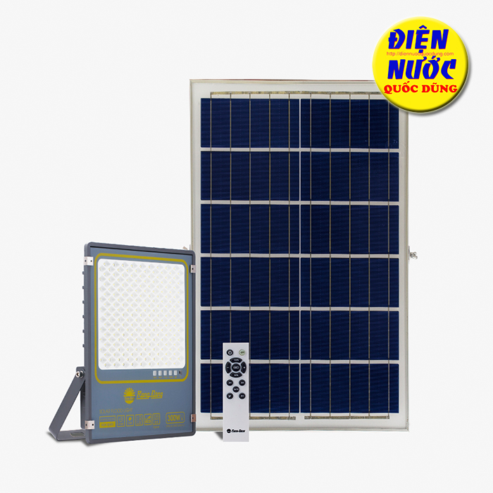 Đèn LED chiếu pha năng lượng mặt trời 300W Model: CP03.SL.RAD 300W.V2