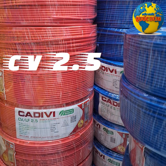 cáp điện Cadivi cv2.5