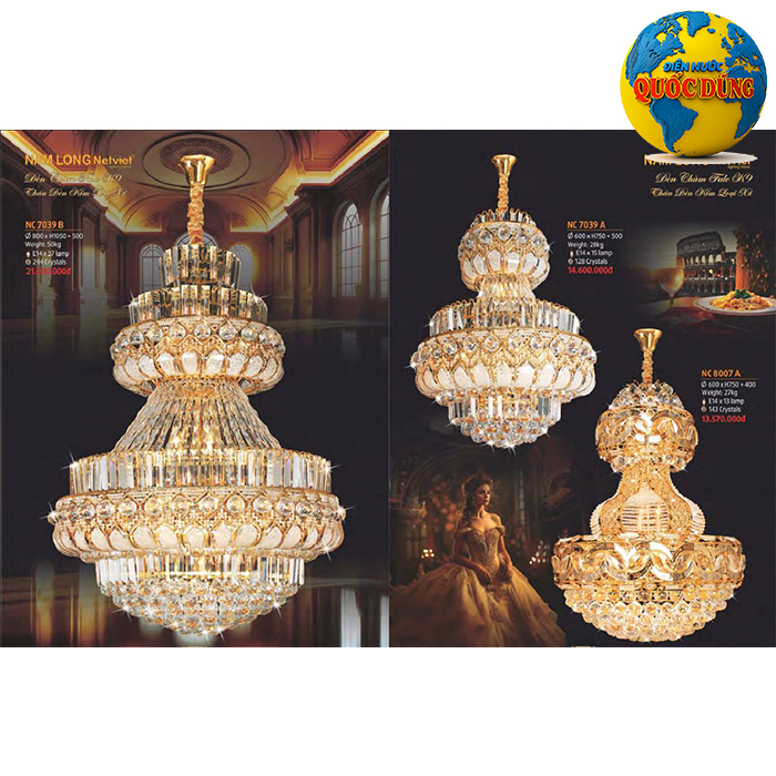 NAM LONG Netviet – mẫu NC7039B, NC7039A và NC8007A
