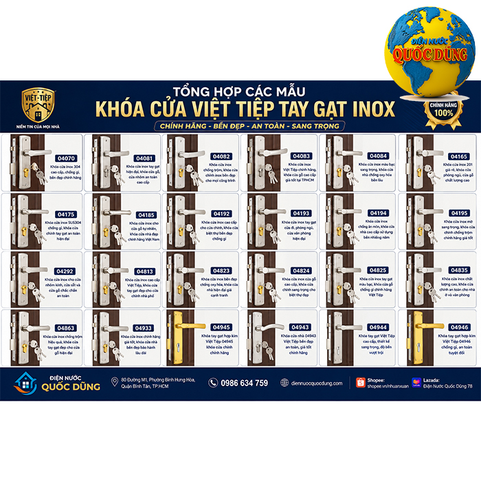 mẫu khóa inox tay gạt mẫu khóa inox tay gạt