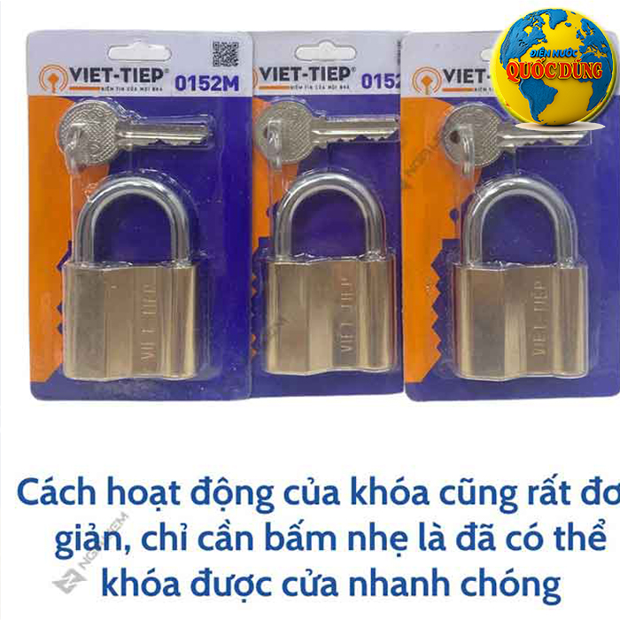 khóa treo đồng Việt Tiệp 0152M khóa treo đồng Việt Tiệp 0152M