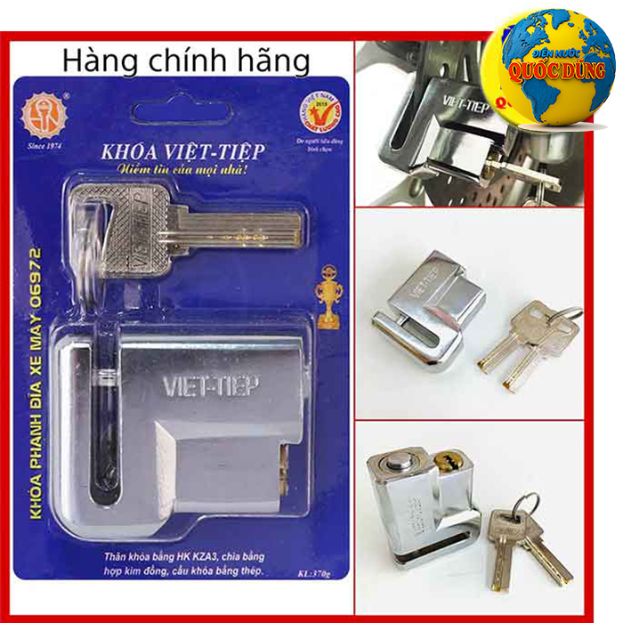 Khóa Đĩa Xe Máy Việt Tiệp 06972 Chính Hãng