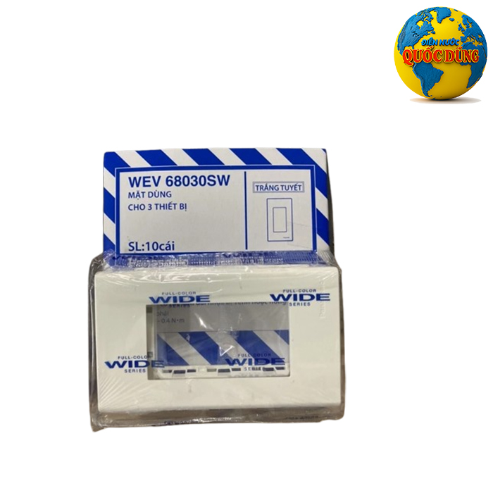 WEV68030SW (Mặt dùng cho 3 thiết bị - 3 devices plate):
