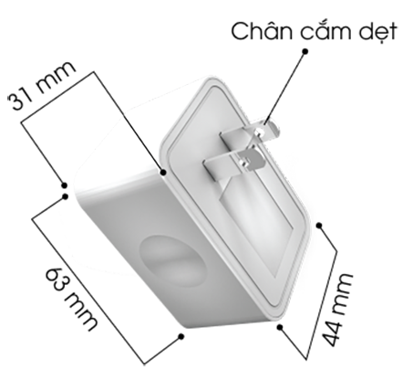 Ổ cắm OC.01.WF 16A sau