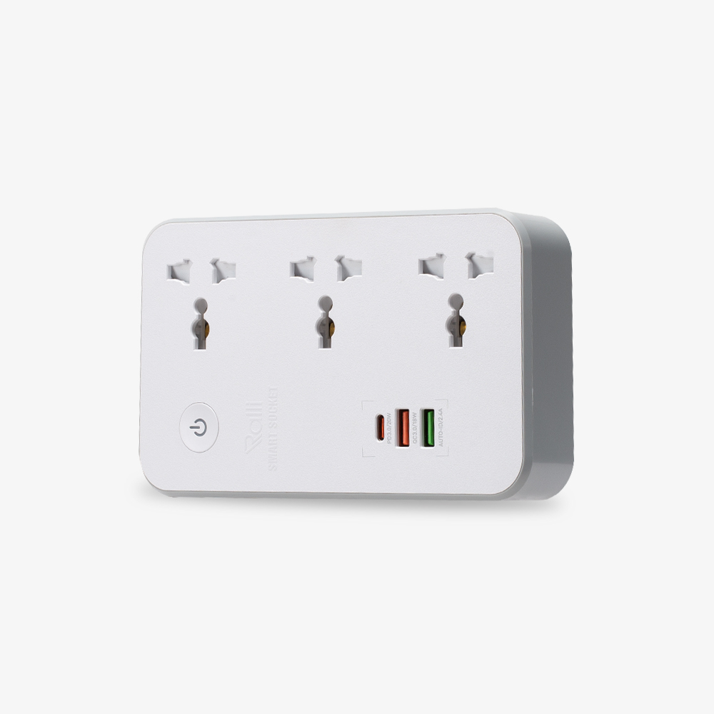 Ổ cắm thông minh Wifi Model: OC08.WF.USB 3C/10A