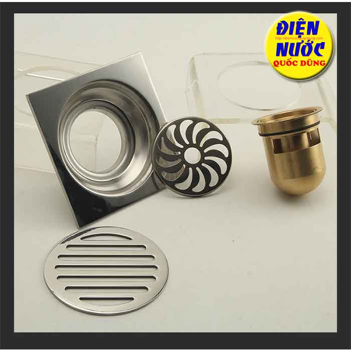Cấu tạo và chất liệu phễu thoát nước có lưới lọc rác