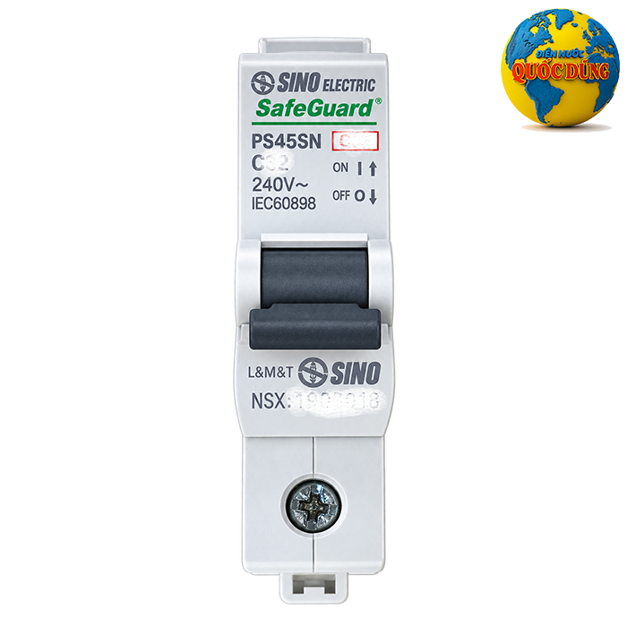 MCB SINO VANLOCK PS45N 1P 6A 10A 16A 20A 25A 32A 40A 50A 63A giá rẻ TPHCM