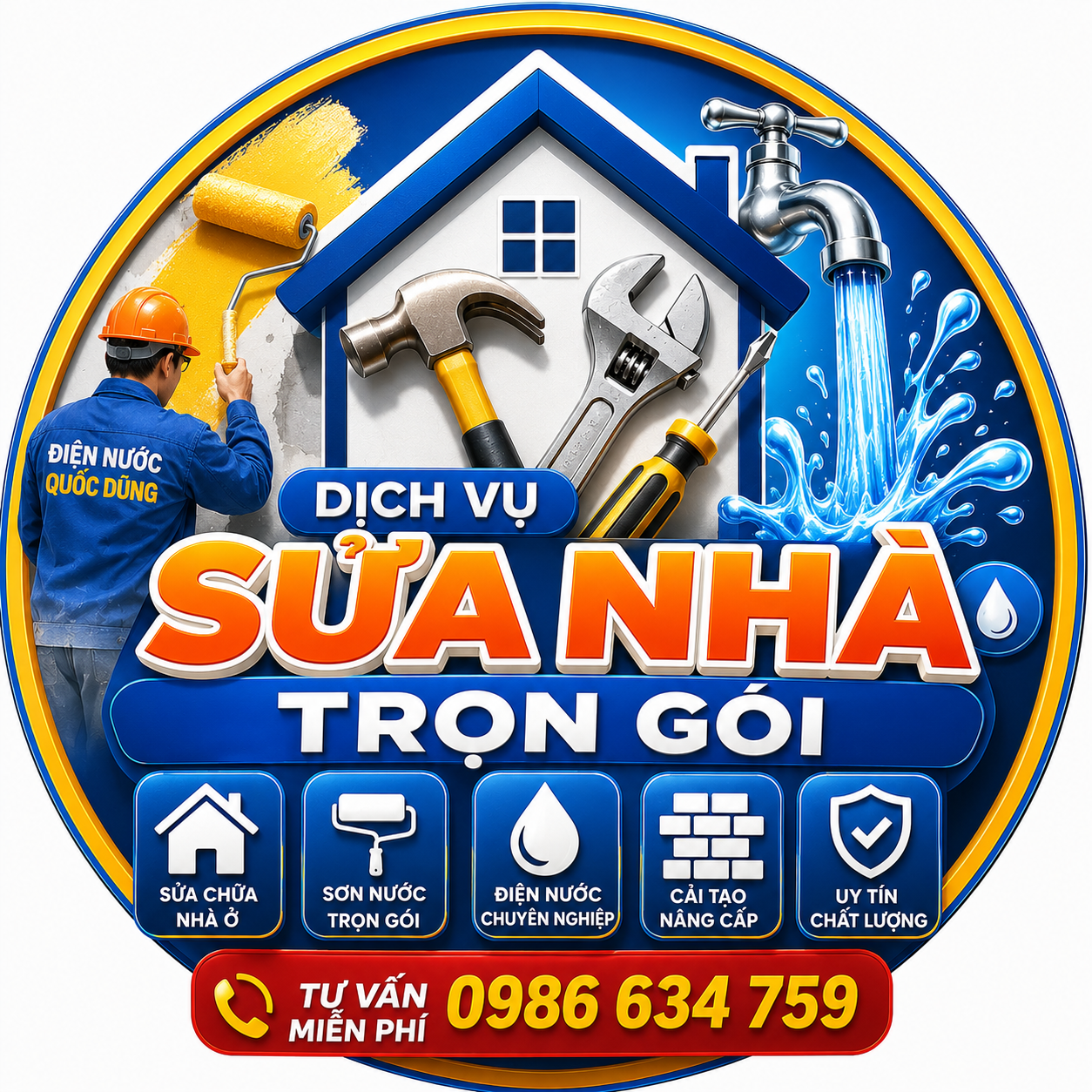 Thi công sửa nhà trọn gói