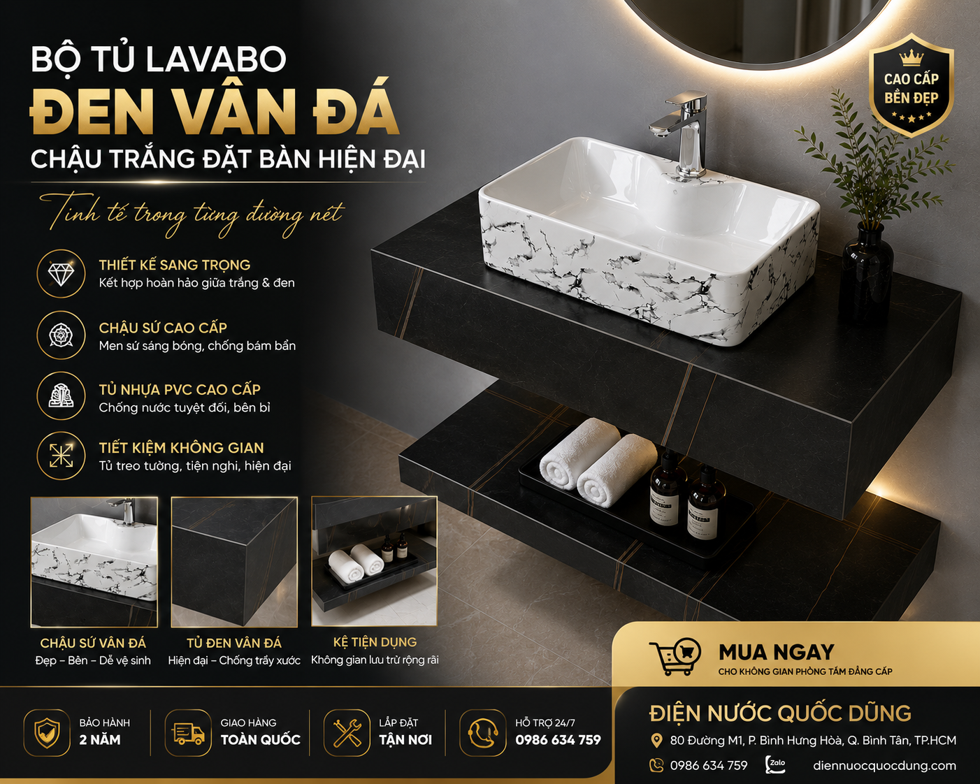 mẫu lavabo mini hình chữ nhật kết hợp tủ treo tường