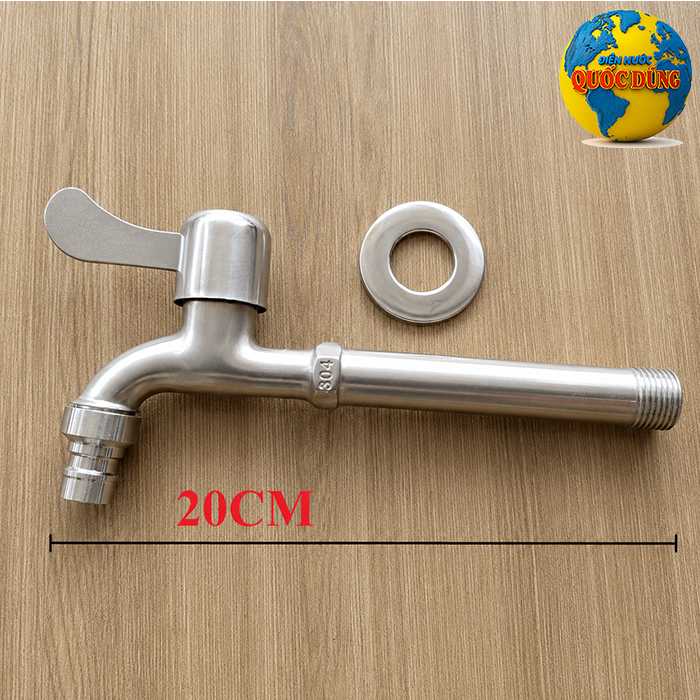 tổng thể sản phẩm Vòi hồ inox 304 dài 200mm tổng thể sản phẩm Vòi hồ inox 304 dài 200mm