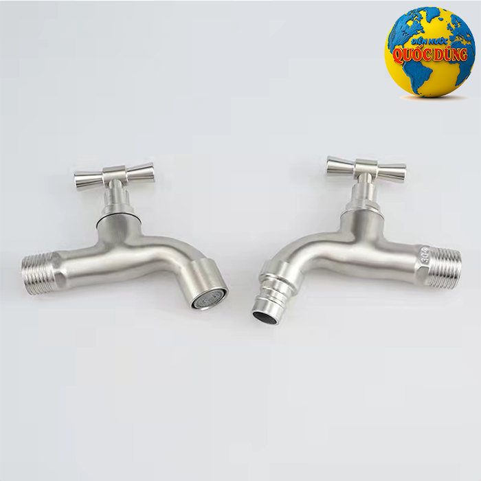 vòi hồ inox 304 tay vặn