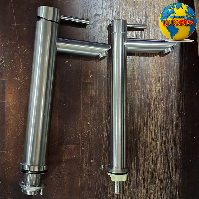 Vòi Lavabo Inox 304 cao 30cm
