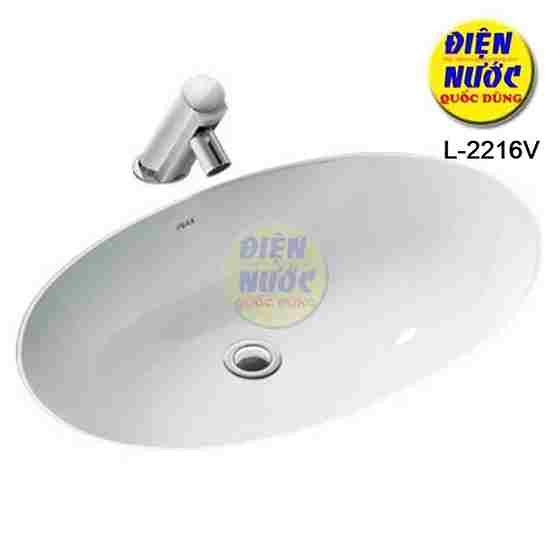 Chậu rửa âm bàn INAX AL-2216V & Vòi lavabo LFV-8000S