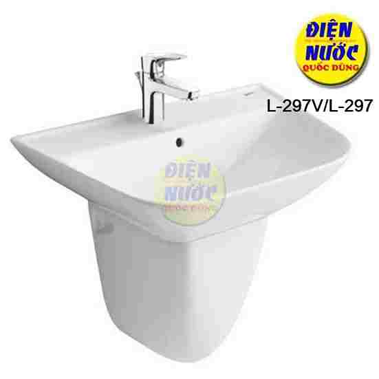 Chân chậu lavabo rửa mặt treo tường inax L-298VC