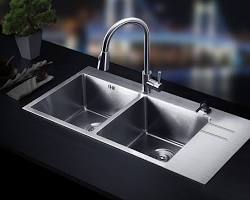 Các loại chậu rửa chén inox 304: chậu 1 hố, chậu 2 hố, chậu có bàn