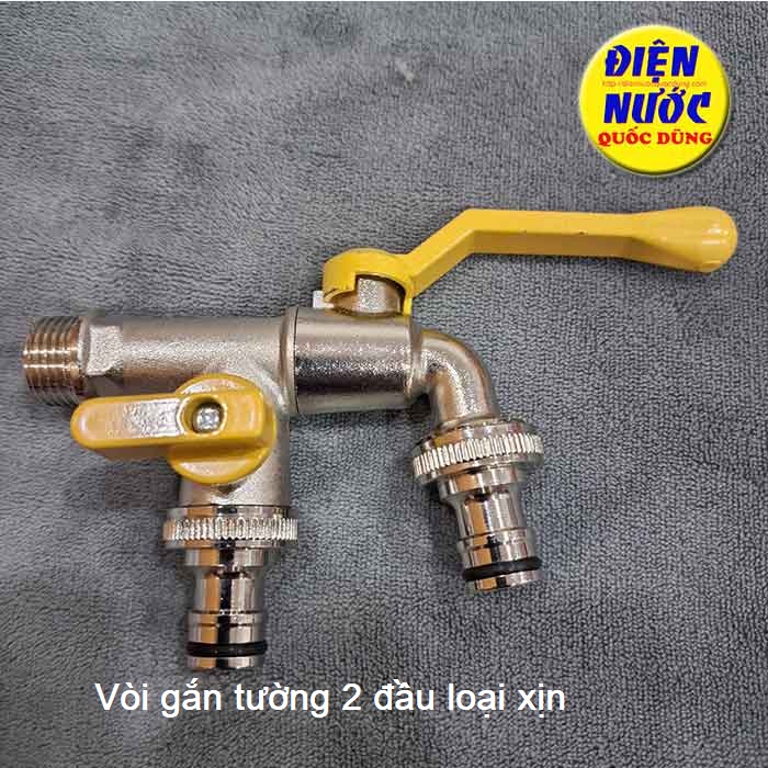 vòi nước đôi tiện lợi cho nhà bếp và phòng tắm