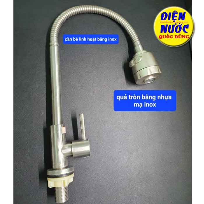 Vòi Rửa Bát Dây Lò Xo 2 Chế Độ Phun