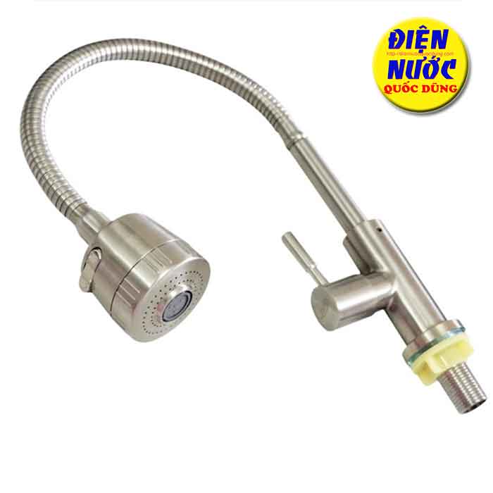 Vòi Rửa bếp Dây Lò Xo 2 Chế Độ Phun