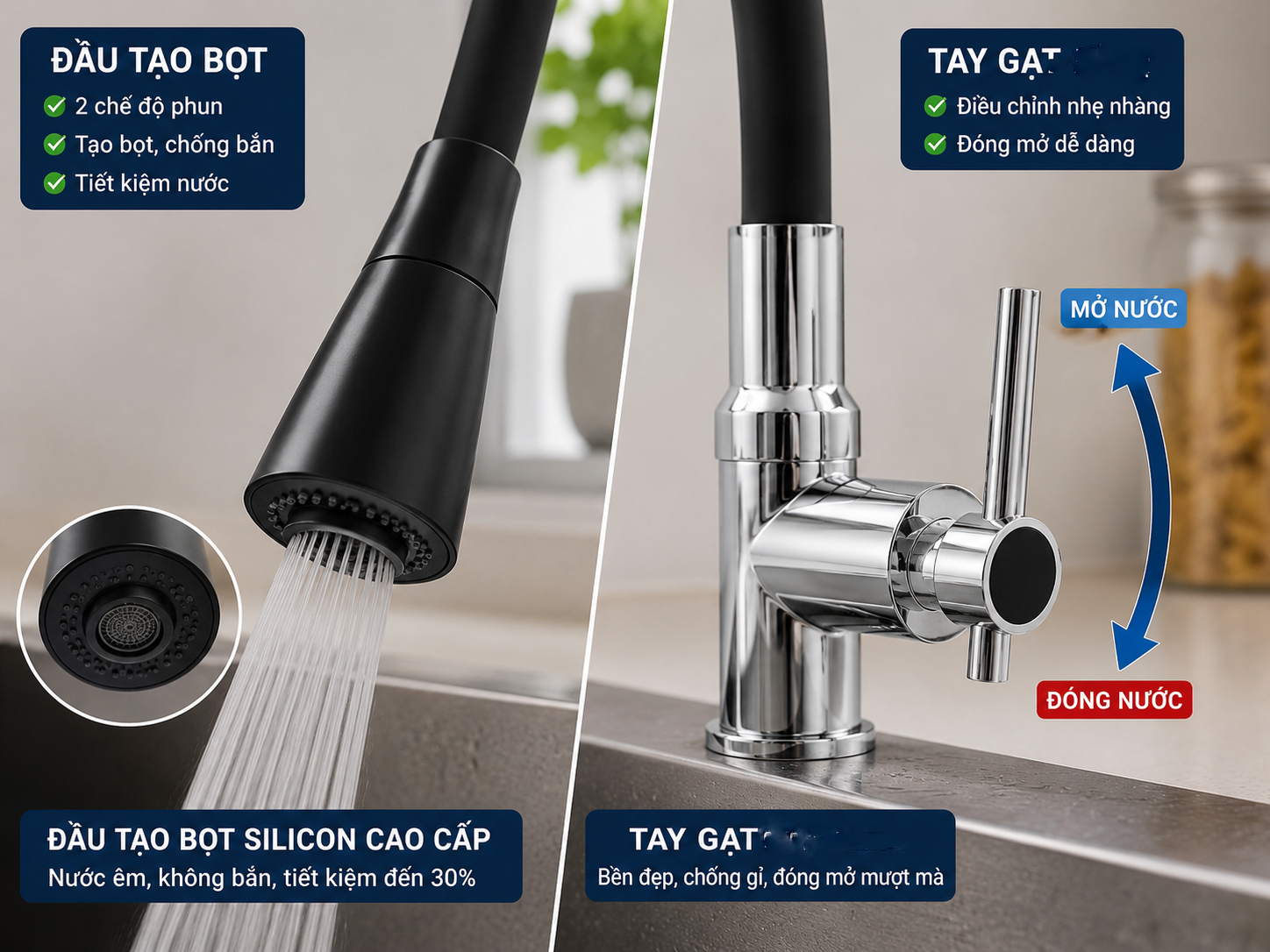 Hình ảnh cận cảnh tay gạt và đầu tạo bọt Hình ảnh cận cảnh tay gạt và đầu tạo bọt